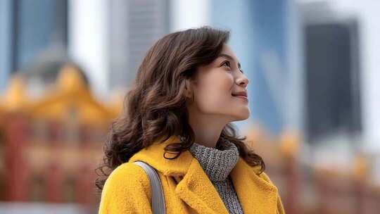 都市丽人展望未来信心满满