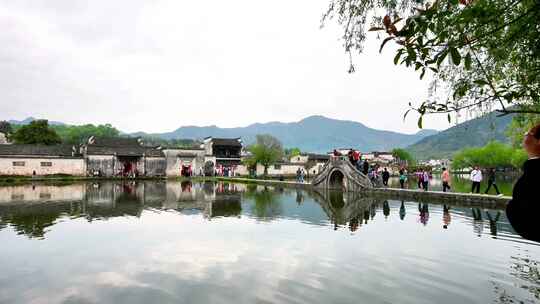 宏村西递卢村旅游人文风光