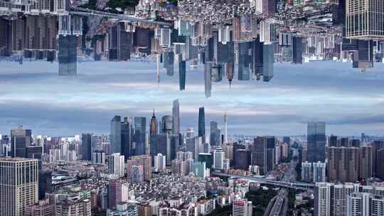 广州城市镜像空镜