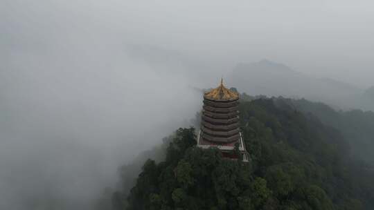 4K 青城山老君阁穿云绕