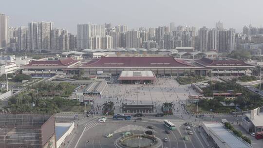 珠海澳门拱北口岸视频素材模板下载