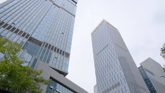 广西南宁五象新区城市街道街景