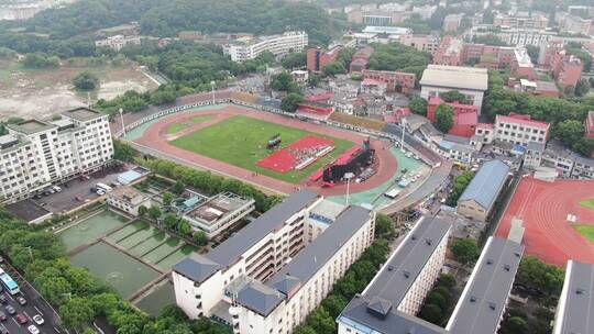 湖南师范大学校园环境航拍