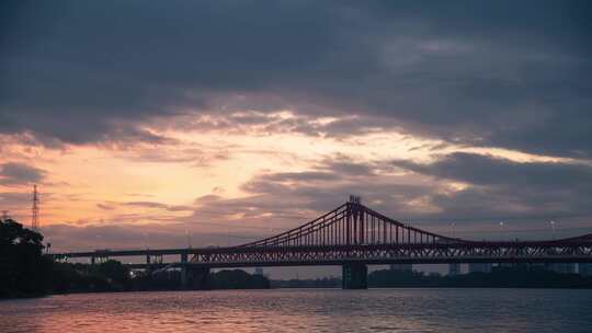 东莞东江大桥夜景延时