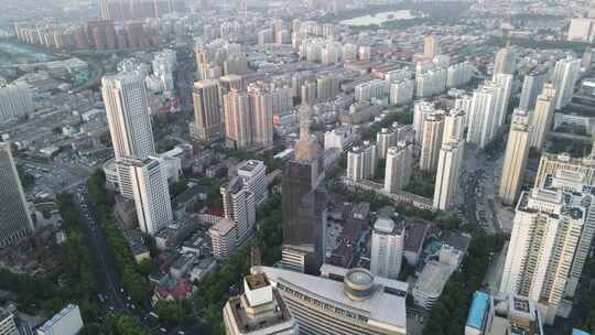 济南地标绿地航拍