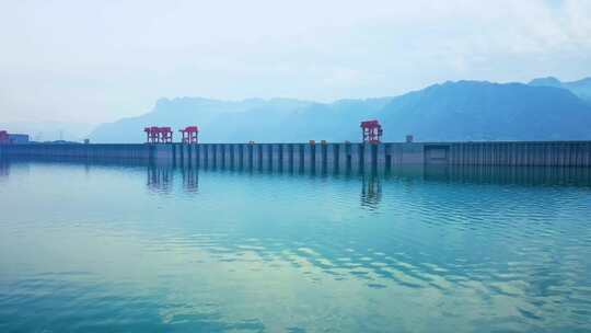 宜昌三峡人家三峡大坝航拍