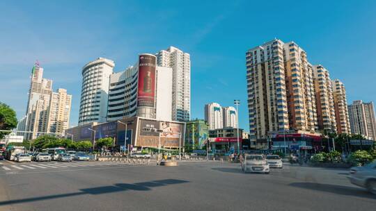 【正版素材】深圳福田华强北主街道