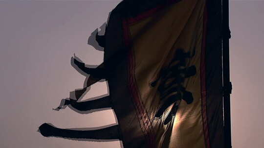 汉朝旗帜视频素材模板下载