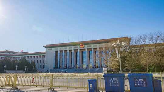 北京人民大会堂大范围延时