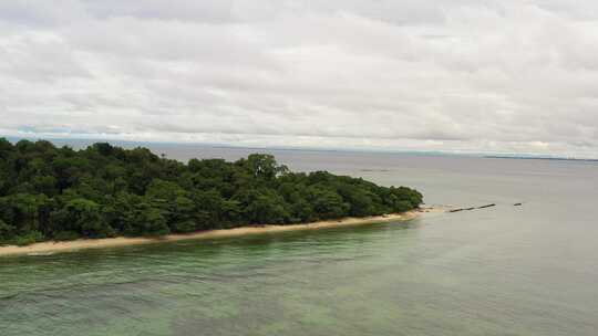 国外海滩度假马来西亚海边海岛蓝色大海