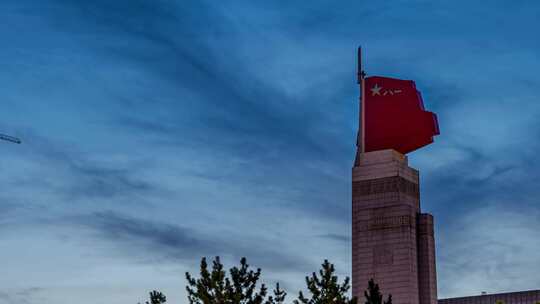 八一广场南昌起义纪念塔日出