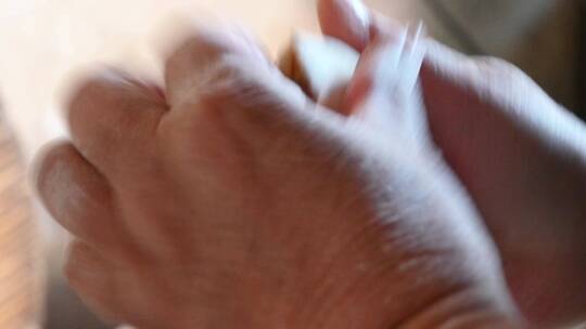 饺子传统手工包饺子过年冬至4K素材