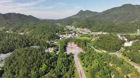 湖南韶山伟人故里空镜头