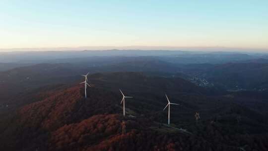 山顶风力发电机