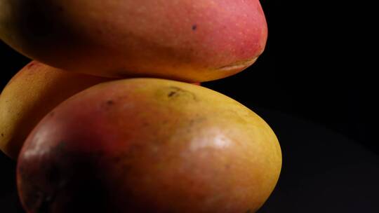 海南芒果青芒果热带水果视频素材模板下载