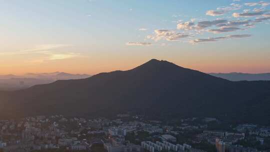 南京紫金山日出