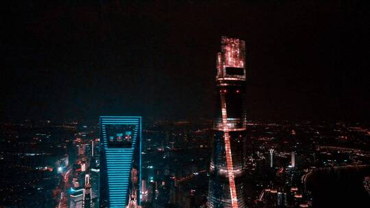 上海中心航拍风光