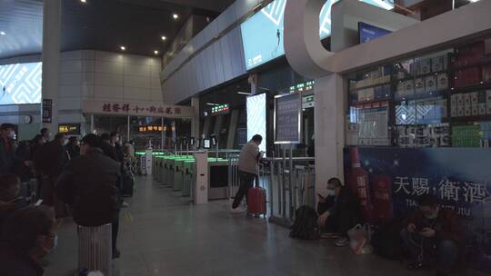 天津站夜景4K实拍原素材视频素材模板下载