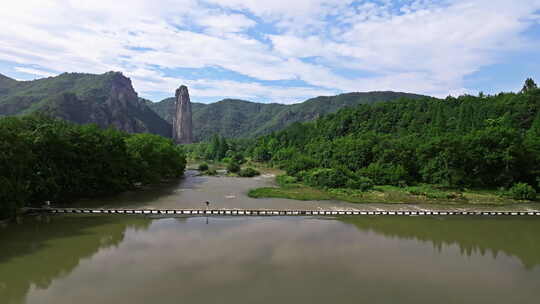 【合集】丽水市仙都景区朱潭山航拍