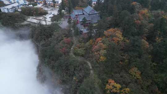 峨眉山雷洞坪航拍