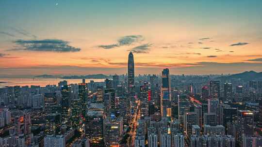 深圳城市宣传片航拍延时4k