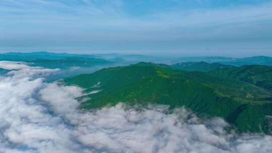 辽宁营口黄丫口云海自然风光片头大气