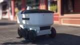 智能配送机器人行驶-1高清在线视频素材下载