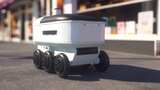 智能配送机器人行驶-1高清在线视频素材下载
