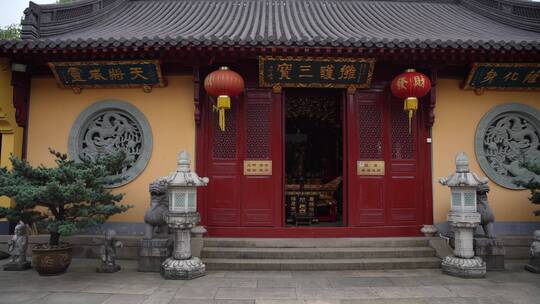 浙江绍兴乐古寺禅院建筑风景