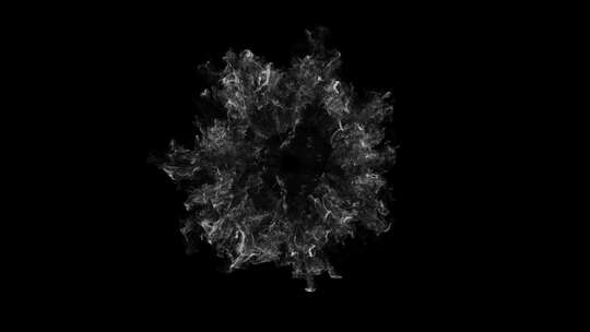 4K烟雾圆心圆环向外扩散粒子视频素材 (25)