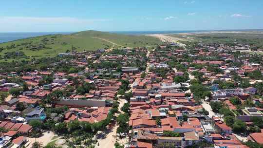 巴西Jericoacoara。巴西东北部度假旅行的热带风景。