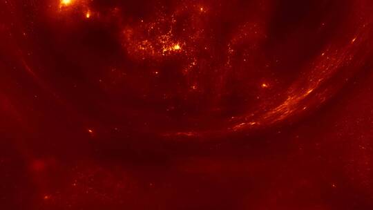 太空红色抽象的银河系