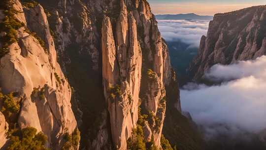 壮丽高山云海景观