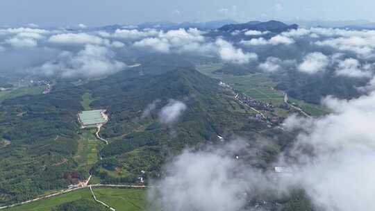 航拍大气延时云海