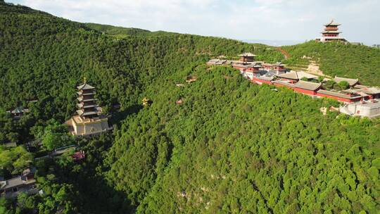 太原太山龙泉寺航拍