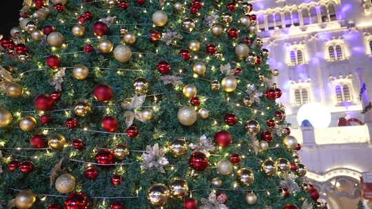 珠海励骏庞都广场圣诞节日氛围视频素材模板下载