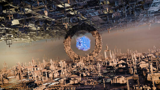 超现实场景 科幻城市