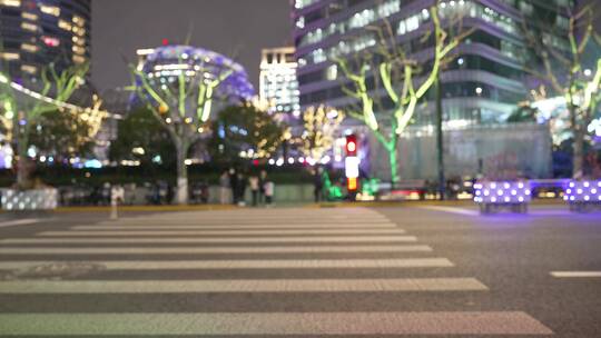 上海外滩街景夜景