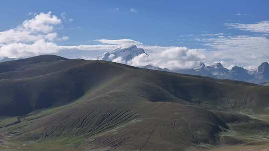 冲巴雍措雪景