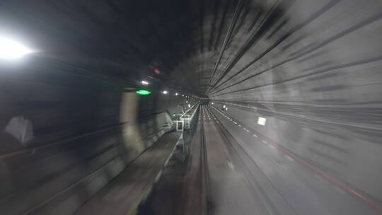 上海地铁隧道视频素材模板下载