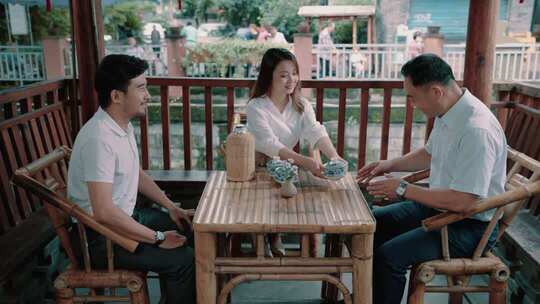 成都肖家河凉亭成功人士商务谈判商业喝茶