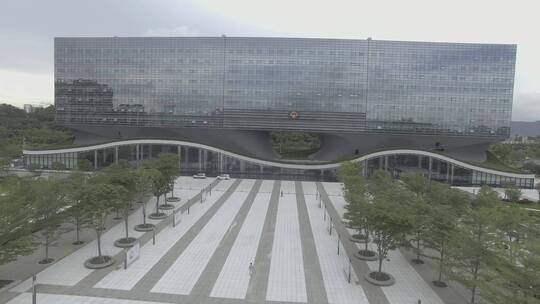 深圳市光明区行政大楼7视频素材模板下载