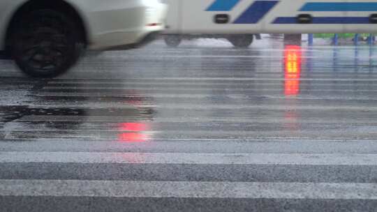 雨天 下雨 城市风光 写意 台风 雨中景色