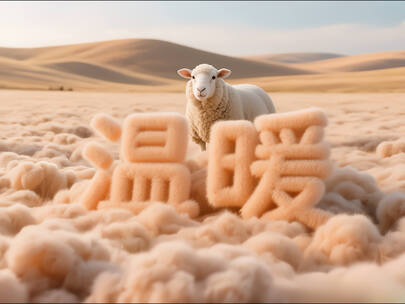 行走的绵羊抗寒保暖羊毛暖绒合集