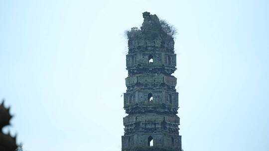 天台山国清寺建筑视频