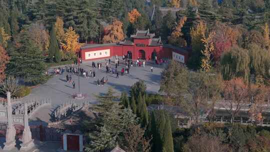 航拍洛阳白马寺