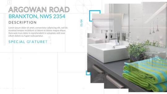 现代科技感房地产促销片场AE模板