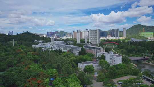 北京大学深圳研究生院航拍视频