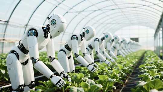 温室大棚内机器人农业作业