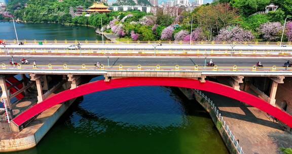 柳州文惠桥2022年最新航拍及周边建筑